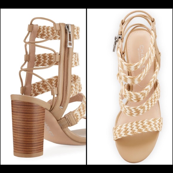 Charles by Charles David Ella Woven Caged Sandal - Picture 3 of 4